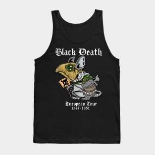 Shadowed Guardians: Plague Doctor and the Black Death Rat Tank Top